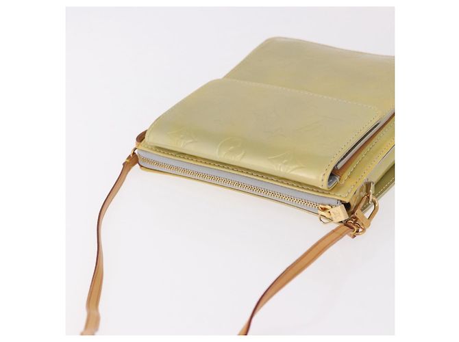 LOUIS VUITTON Monogram Vernis Motto Accessory Pouch Gris M91030 LV Auth gh2037 - vista 6