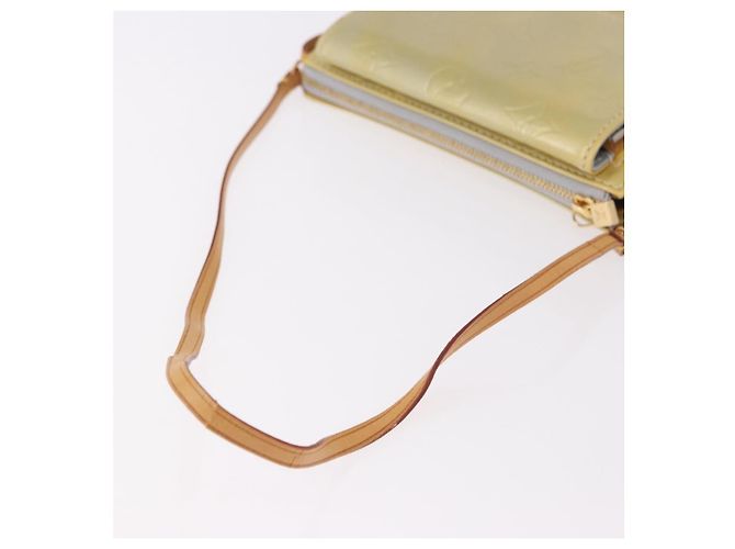 LOUIS VUITTON Monogram Vernis Motto Accessory Pouch Gris M91030 LV Auth gh2037 - vista 7