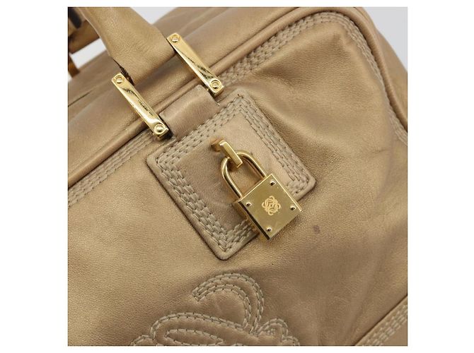 Borsa a mano LOEWE Amazona 28 in pelle nappa Gold Auth ka4571A D'oro - vista 17