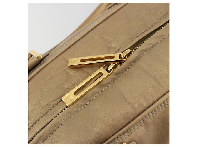 Borsa a mano LOEWE Amazona 28 in pelle nappa Gold Auth ka4571A D'oro - vista 18