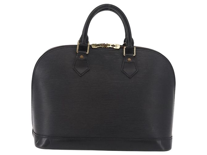 LOUIS VUITTON Epi Alma Handtasche Noir Black M52142 LV Auth 184331A Schwarz - Ansicht 13