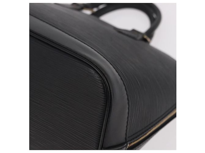 LOUIS VUITTON Epi Alma Handtasche Noir Black M52142 LV Auth 184331A Schwarz - Ansicht 14