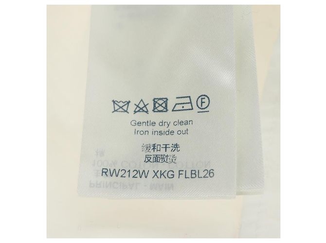 Camisa de manga larga LOUIS VUITTON algodón 34 Blanco LV Auth 182326M - vista 16