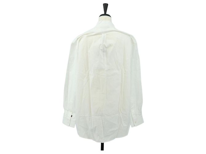 Camisa de manga larga LOUIS VUITTON algodón 34 Blanco LV Auth 182326M - vista 2