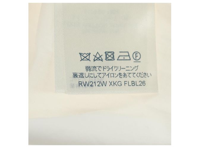 Camisa de manga larga LOUIS VUITTON algodón 34 Blanco LV Auth 182326M - vista 20