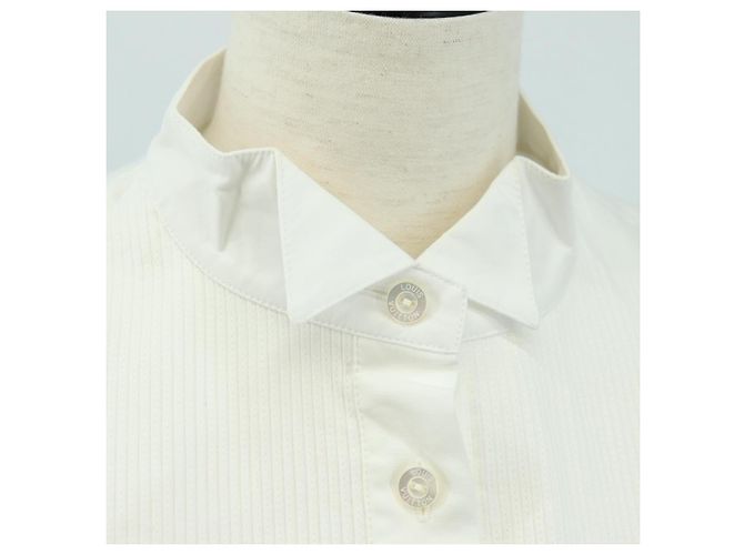 Camisa de manga larga LOUIS VUITTON algodón 34 Blanco LV Auth 182326M - vista 5