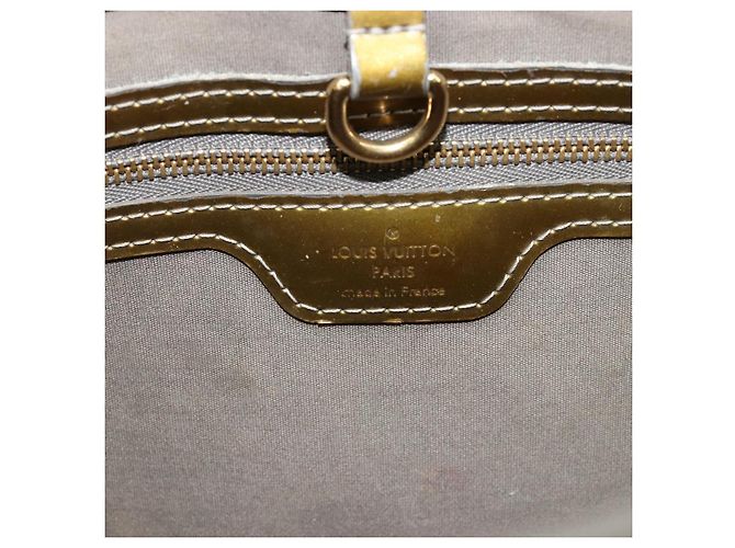 LOUIS VUITTON Borsa Monogram Vernis Wilshire PM Gris Art Deco M91627 Auth gh2096 Grigio - vista 10