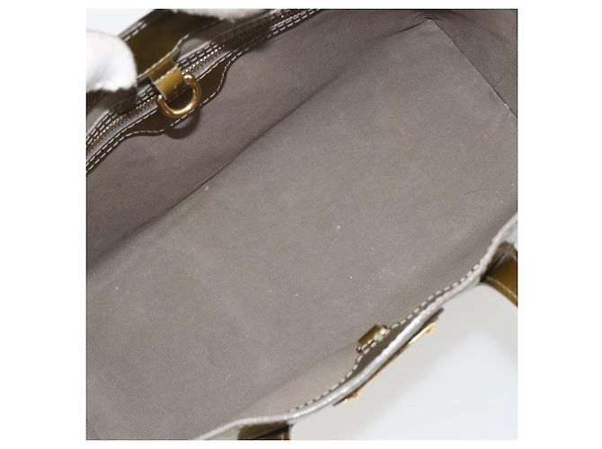 LOUIS VUITTON Borsa Monogram Vernis Wilshire PM Gris Art Deco M91627 Auth gh2096 Grigio - vista 11