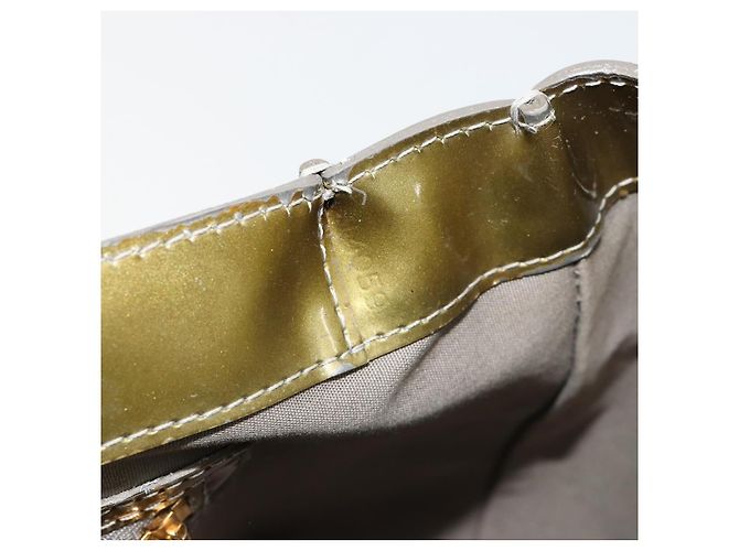 LOUIS VUITTON Borsa Monogram Vernis Wilshire PM Gris Art Deco M91627 Auth gh2096 Grigio - vista 12