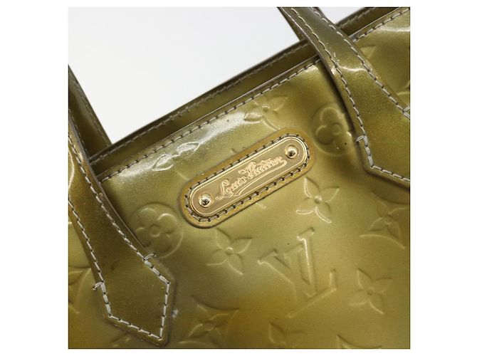 LOUIS VUITTON Borsa Monogram Vernis Wilshire PM Gris Art Deco M91627 Auth gh2096 Grigio - vista 17