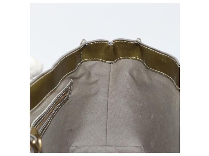 LOUIS VUITTON Borsa Monogram Vernis Wilshire PM Gris Art Deco M91627 Auth gh2096 Grigio - vista 18