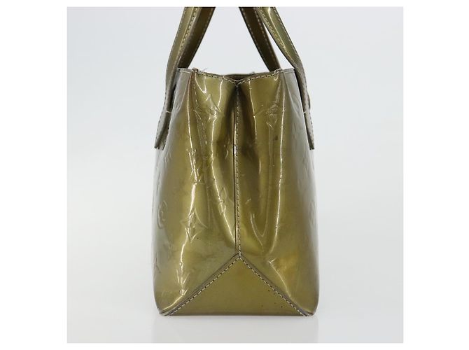LOUIS VUITTON Borsa Monogram Vernis Wilshire PM Gris Art Deco M91627 Auth gh2096 Grigio - vista 4