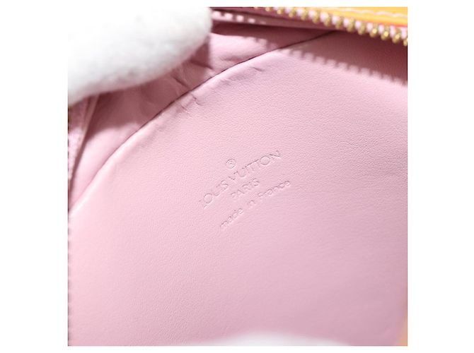 LOUIS VUITTON Bolsa de Ombro Monogram Vernis Wooster Rosa M91037 LV Auth gh2063 - vista 10