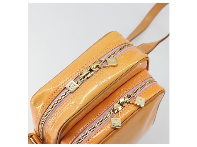 LOUIS VUITTON Bolsa de Ombro Monogram Vernis Wooster Rosa M91037 LV Auth gh2063 - vista 17