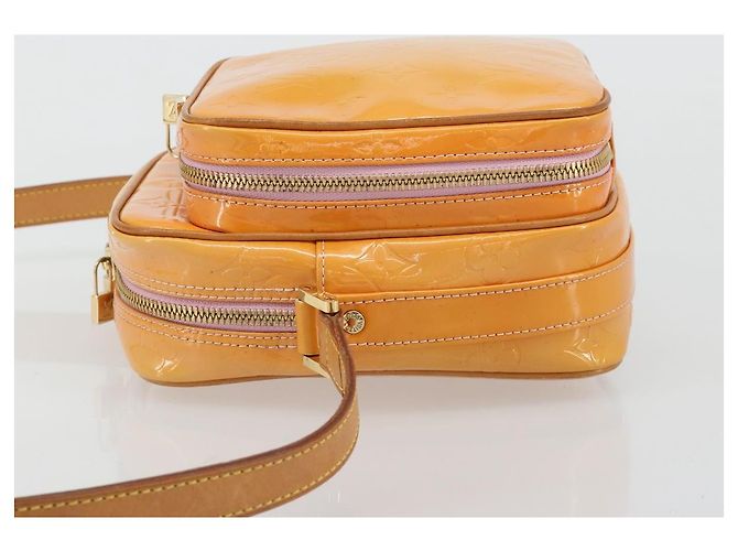 LOUIS VUITTON Bolsa de Ombro Monogram Vernis Wooster Rosa M91037 LV Auth gh2063 - vista 4