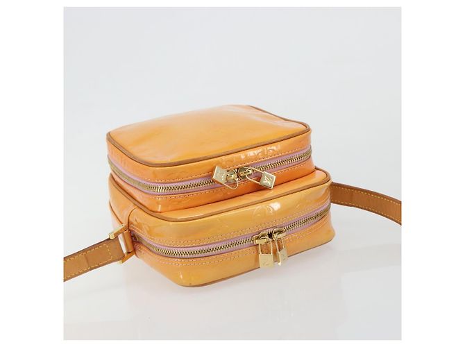 LOUIS VUITTON Bolsa de Ombro Monogram Vernis Wooster Rosa M91037 LV Auth gh2063 - vista 6