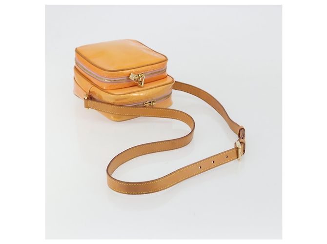 LOUIS VUITTON Bolsa de Ombro Monogram Vernis Wooster Rosa M91037 LV Auth gh2063 - vista 7