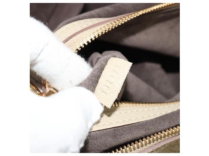 LOUIS VUITTON Mahina Galatea MM Borsa a Spalla Beige M93825 LV Auth yk20452SAV - vista 11