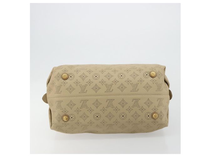 LOUIS VUITTON Mahina Galatea MM Borsa a Spalla Beige M93825 LV Auth yk20452SAV - vista 5