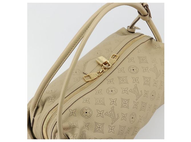 LOUIS VUITTON Mahina Galatea MM Borsa a Spalla Beige M93825 LV Auth yk20452SAV - vista 6