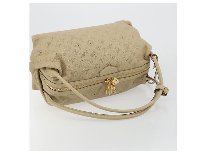 LOUIS VUITTON Mahina Galatea MM Borsa a Spalla Beige M93825 LV Auth yk20452SAV - vista 7