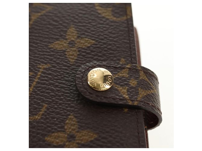 LOUIS VUITTON Couverture de mémo Monogram LV Auth 182705SAV Monogramme - vue 17