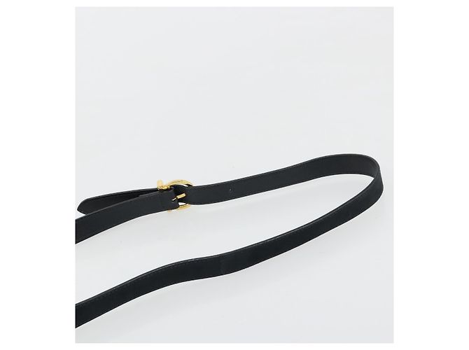 Borsa a tracolla Salvatore Ferragamo Gancini in scamosciato blu navy e oro Autentica 182997 - vista 8