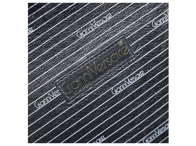 Borsa a tracolla Gianni Versace in plastica Nero Auth bs35208 - vista 16