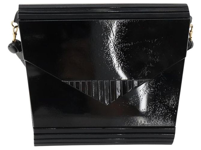 Borsa a tracolla Gianni Versace in plastica Nero Auth bs35208 - vista 2