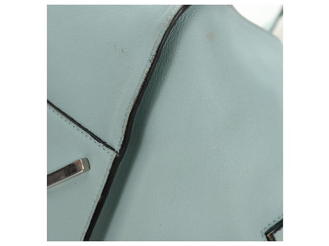 Borsa a mano LOEWE Hammock Medium in pelle 2way Light Blue Silver Auth 182026V Argento Blu chiaro - vista 17