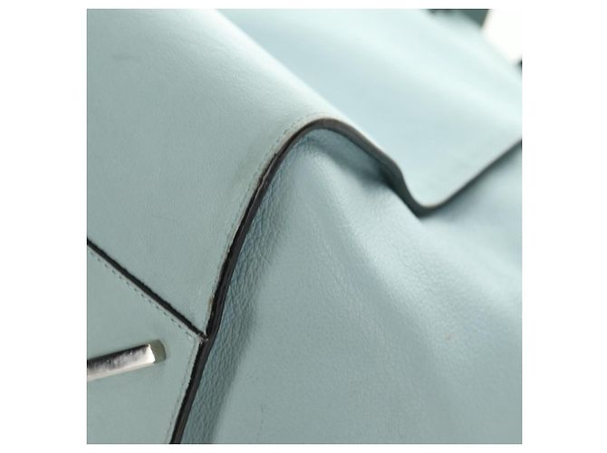 Borsa a mano LOEWE Hammock Medium in pelle 2way Light Blue Silver Auth 182026V Argento Blu chiaro - vista 19