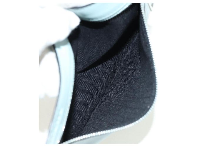 Borsa a mano LOEWE Hammock Medium in pelle 2way Light Blue Silver Auth 182026V Argento Blu chiaro - vista 28