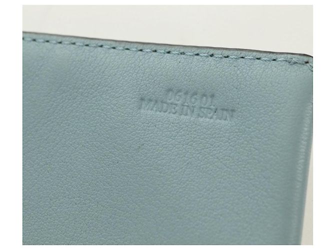 Borsa a mano LOEWE Hammock Medium in pelle 2way Light Blue Silver Auth 182026V Argento Blu chiaro - vista 29