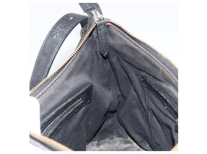 Borsa a Spalla BURBERRY Nova Check in Tela Beige Silver Auth 183677 Argento - vista 18