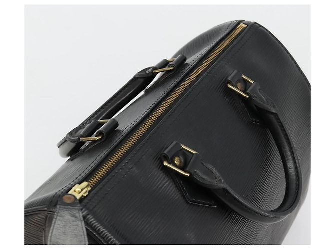Borsa LOUIS VUITTON Epi Speedy 30 Noir Black M43002 LV Auth 183641A Nero - vista 6