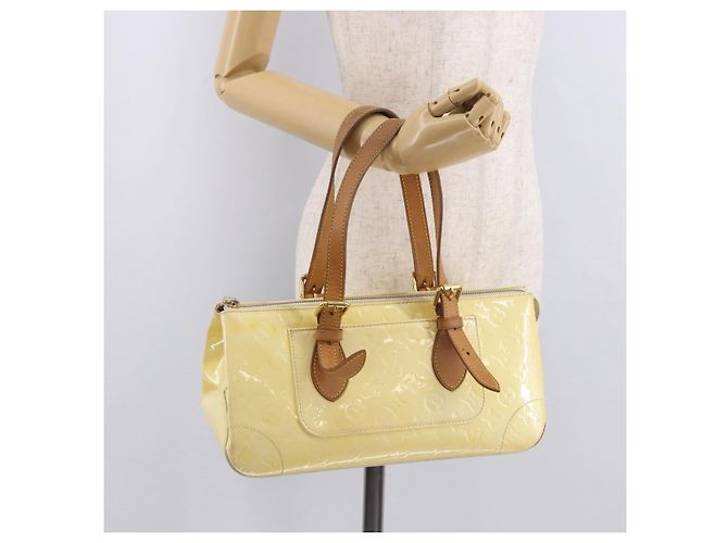 LOUIS VUITTON Monogram Vernis Rosewood Avenue Bag Perle M93508 LV Auth 183680 - vista 23