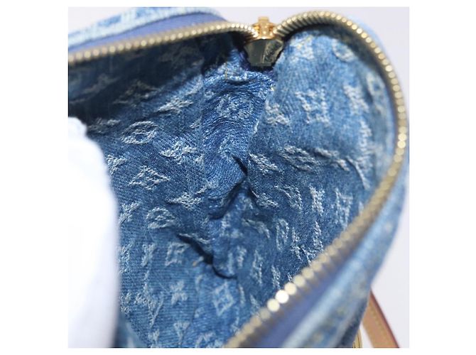LOUIS VUITTON Pochette Monogram Denim Fairfax Bag Blue M82948 LV Auth 184169SAV Blau - Ansicht 19