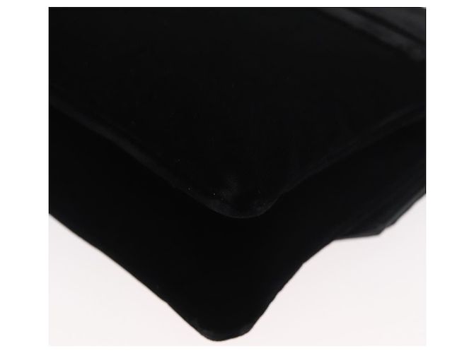 Borsa a Spalla CHANEL Chain Camelia Velluto Nero Argento CC Autentica 181910V - vista 14