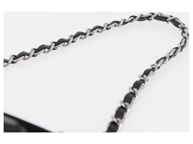 Borsa a Spalla CHANEL Chain Camelia Velluto Nero Argento CC Autentica 181910V - vista 8