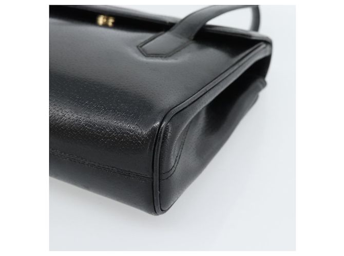Borsa GUCCI in pelle nera e oro 000 109 0098 Auth 184513 Nero D'oro - vista 10