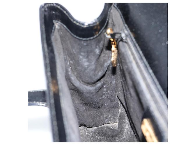 Borsa GUCCI in pelle nera e oro 000 109 0098 Auth 184513 Nero D'oro - vista 17