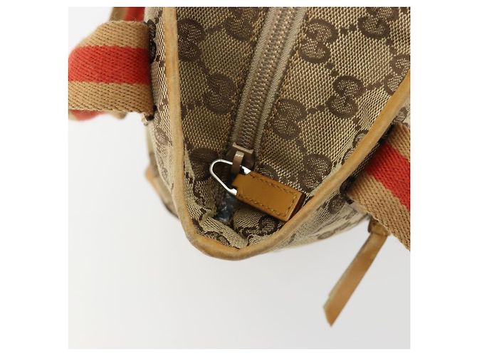 Borsa Tote GUCCI GG Canvas Beige Silver 019 0402 Auth gh2071 Argento - vista 16