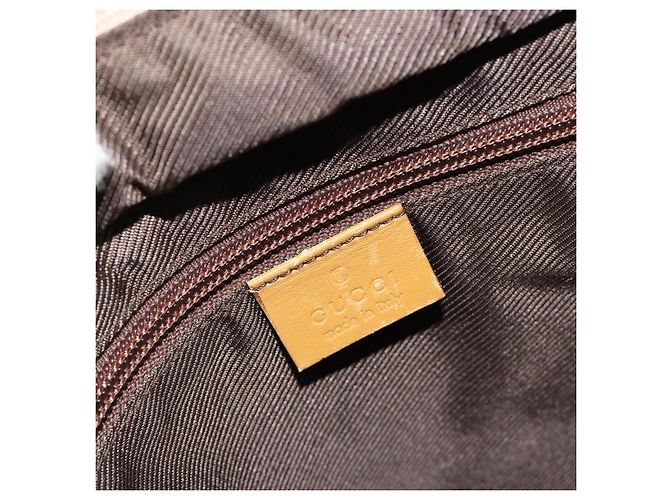 Borsa Tote GUCCI GG Canvas Beige Silver 019 0402 Auth gh2071 Argento - vista 17