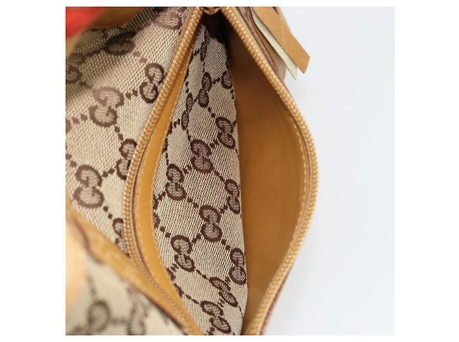 Borsa Tote GUCCI GG Canvas Beige Silver 019 0402 Auth gh2071 Argento - vista 23