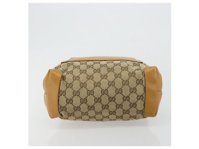 Borsa Tote GUCCI GG Canvas Beige Silver 019 0402 Auth gh2071 Argento - vista 9