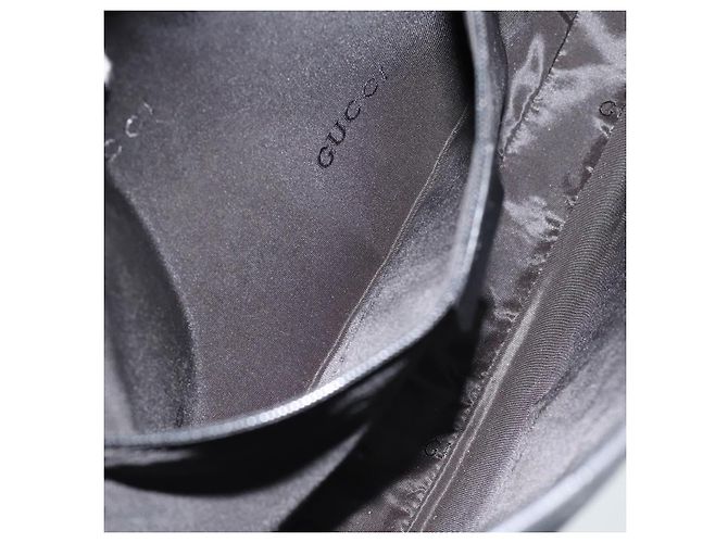 Borsa a Spalla Jackie GG Canvas GUCCI Nera Argento 001 8806 Auth 183726V Nero - vista 20