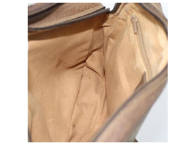 Bolsa GUCCI GG Supreme Web Sherry Line em PVC Bege Ouro 904 02 049 Auth 184454 Dourado - vista 18