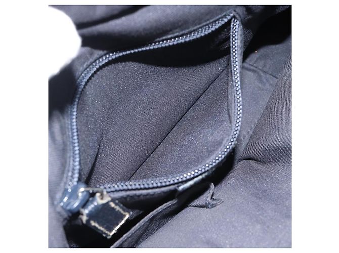 Borsa GUCCI GG Canvas Sherry Line Navy Silver 131228 Auth ka4590 Argento Blu navy - vista 20