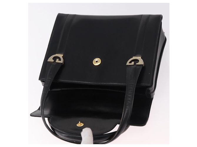 Borsa GUCCI in pelle nera e oro Auth 184460 Nero D'oro - vista 15