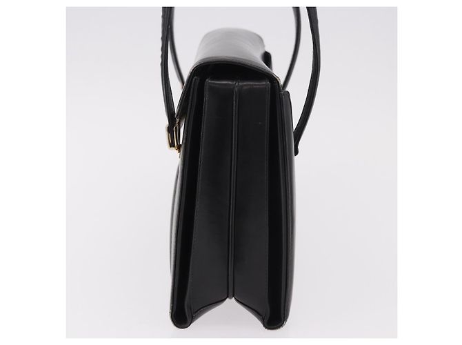 Borsa GUCCI in pelle nera e oro Auth 184460 Nero D'oro - vista 4
